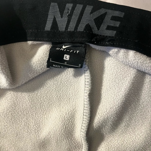 Nike Mens Dri-fit Joggers Sweat Pants Grey Nike Swoosh Logo Large - Picture 5 of 11